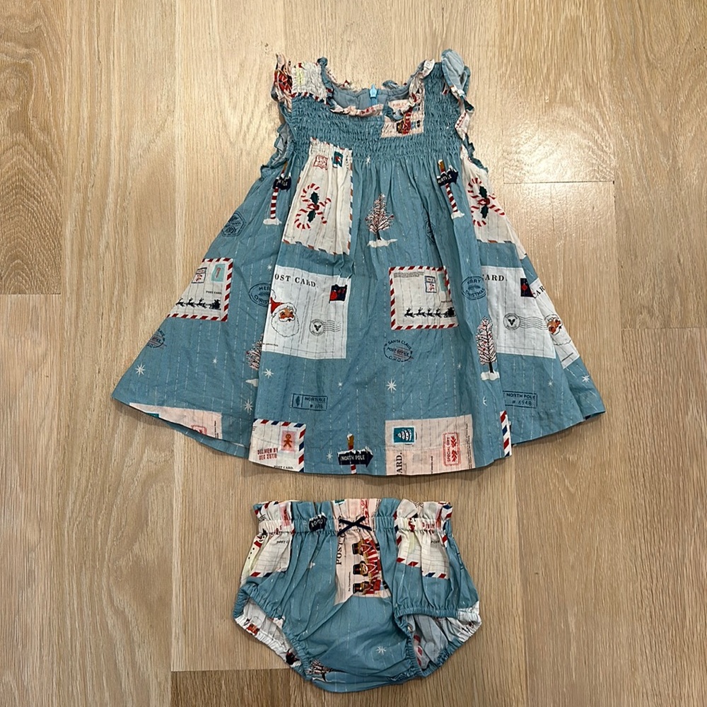 Pink chicken dress (postcards to Santa)
